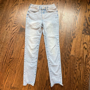 Girls Old Navy Rockstar Jeggings Size 12 Light Wash Blue Jeans